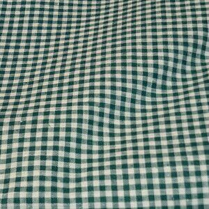 white and green plaid picnic table clothes square design fabric